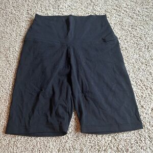 Aerie black biker cotton shorts